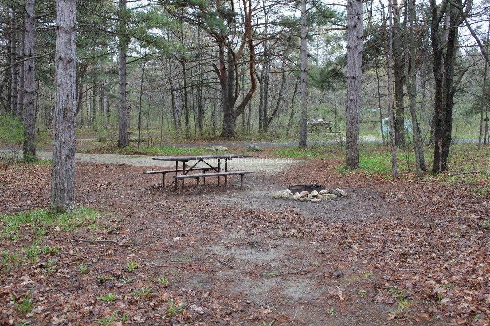 Campsite 497 In Tennison Bay Campground Area At Peninsula State Park 